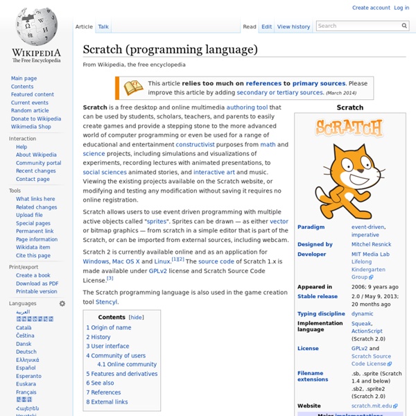Scratch (programming language)