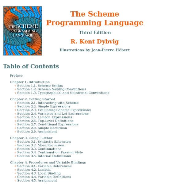 The Scheme Programming Language, 3rd Edition