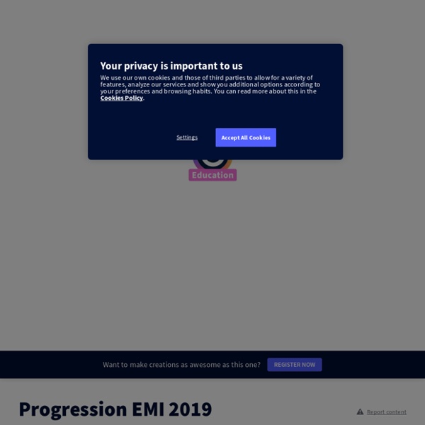 Progression EMI 2019 par baccadoc sur Genially
