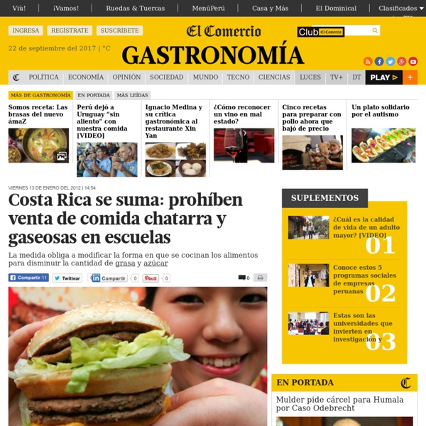 Costa Rica se suma: prohíben venta de comida chatarra y gaseosas en escuelas