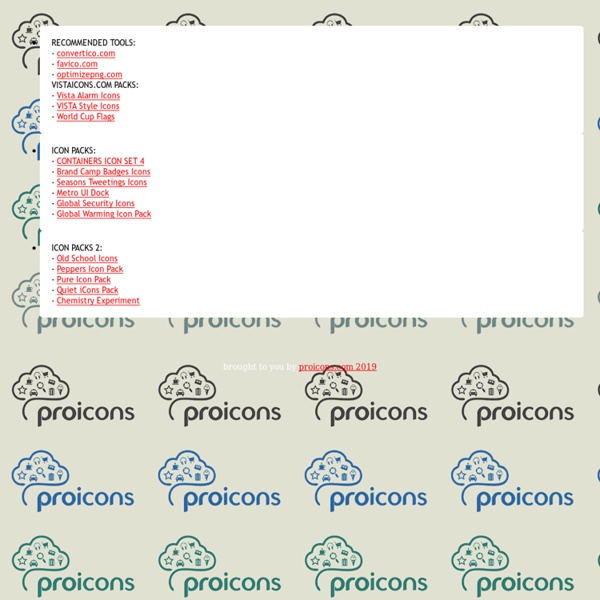 PROicons.com (aka VistaIcons.com) - Free Vista Style Icons, Vista Wallpapers, Free Icon Sets and Windows Vista Desktop Icons
