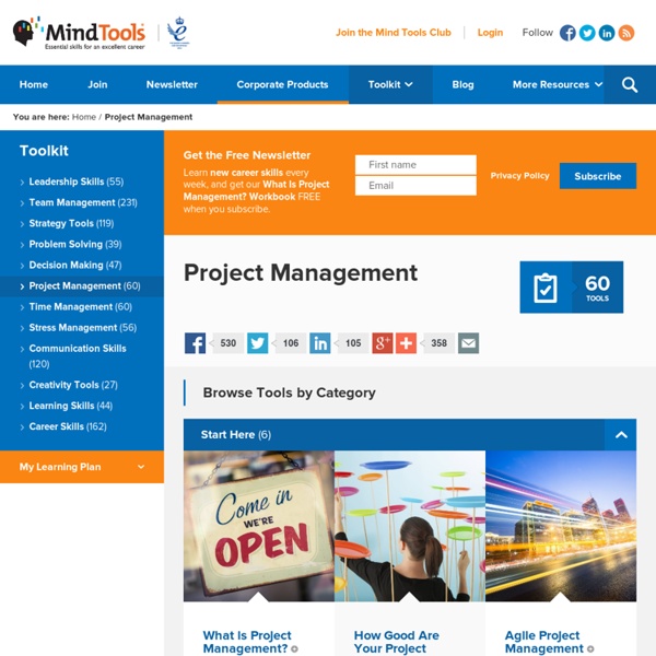 Project Management Skills from MindTools.com