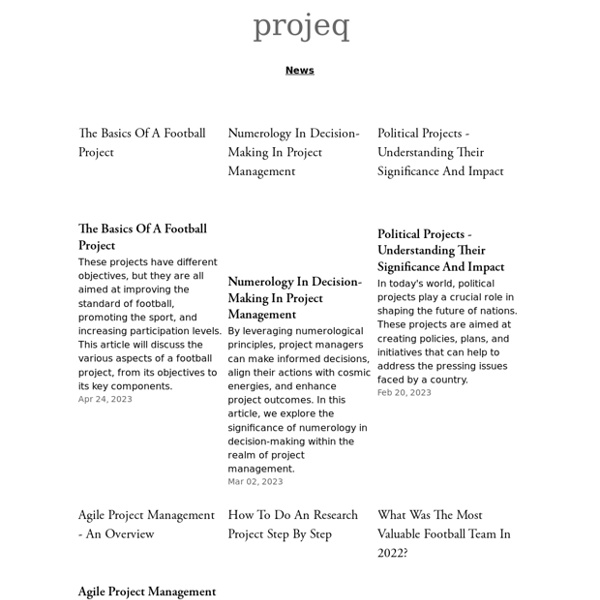 Projeqt - an artful way to create, present and share real-time stories