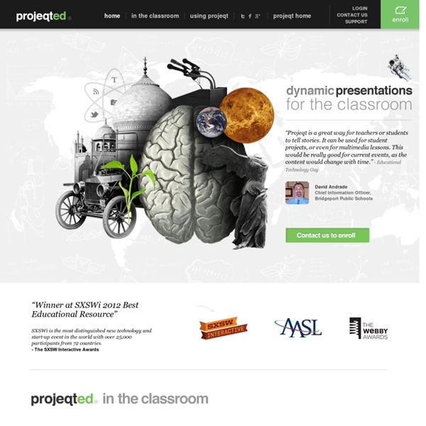Projeqted - dynamic presentations for the classroom