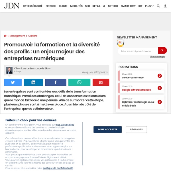 Promouvoir la formation et la diversité des profils : un enjeu majeur des entreprises numériques