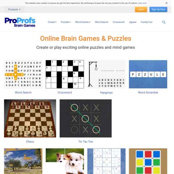 Brain Games and Online Puzzles