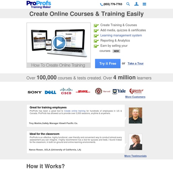 Free Online Training Software: Create Online Training & Online Course