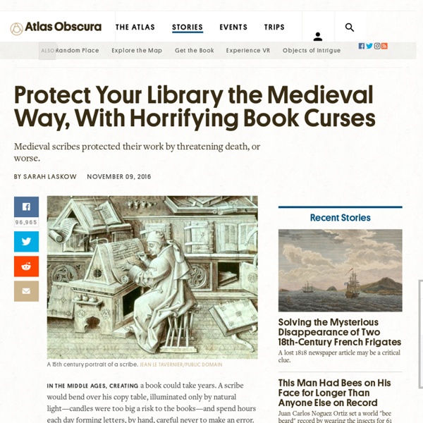 Protect Your Library the Medieval Way, With Horrifying Book Curses
