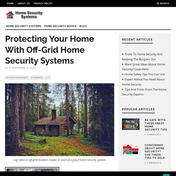Available Home Security Products For Your Home