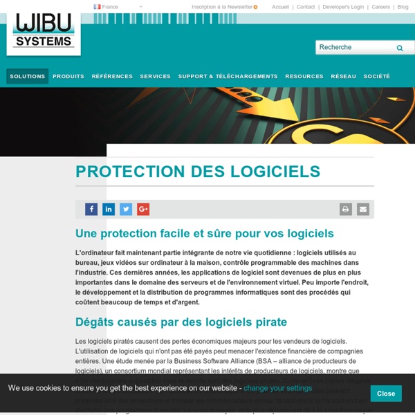 Protection des logiciels et licence logiciels - Protection Logiciel - Software Protection: Wibu Systems