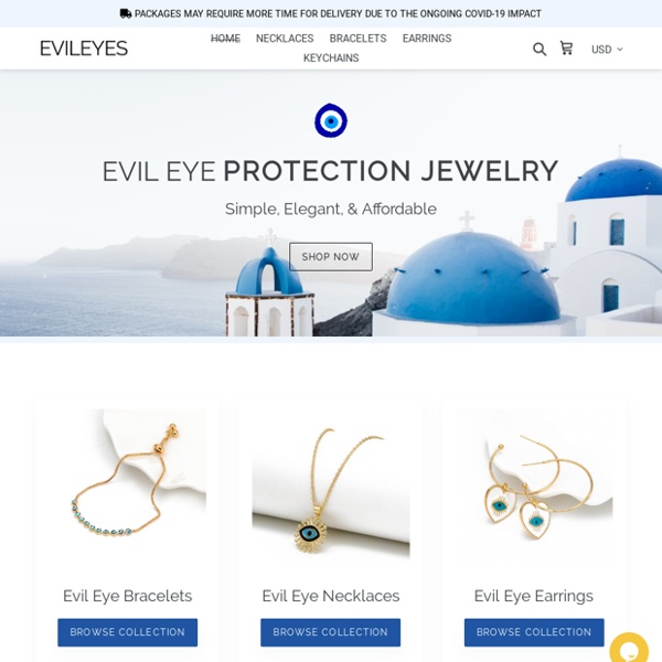 Shop Evil Eye Jewelry - Protection Necklaces, Bracelets, Earrings