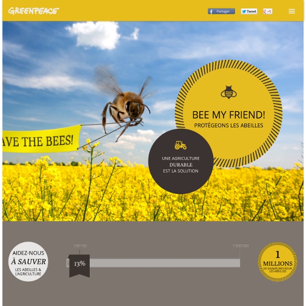 Protégeons les abeilles