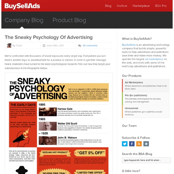 The Sneaky Psychology Of Advertising