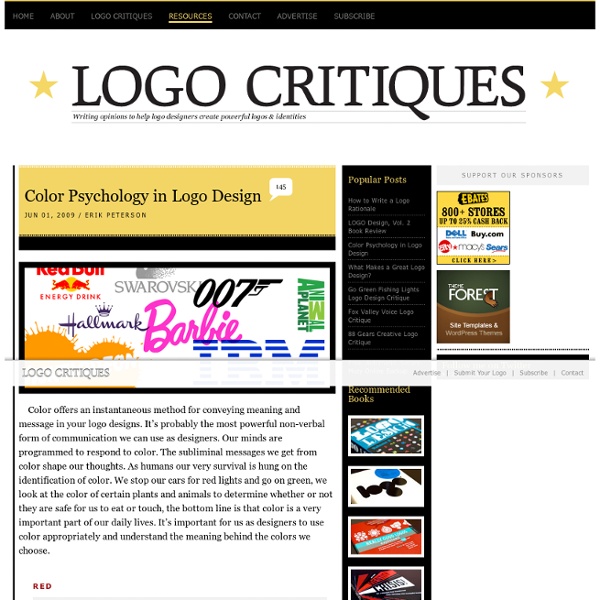 Color Psychology in Logo Design - Free Logo Critiques