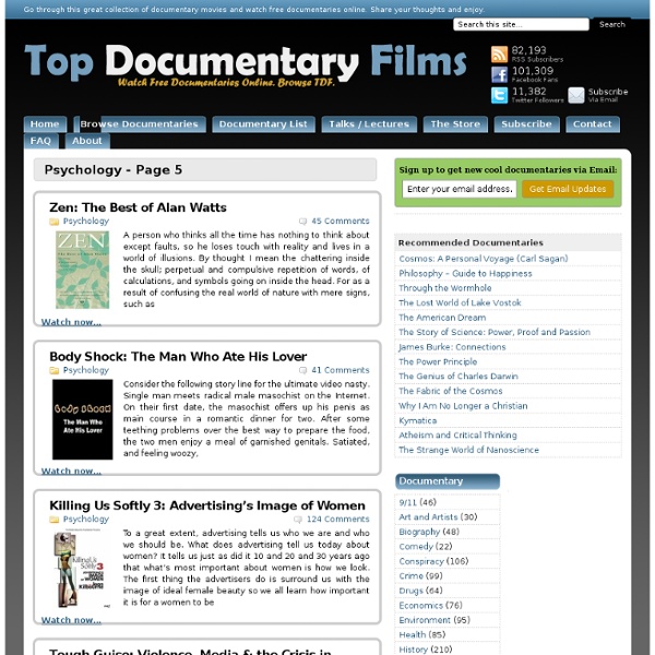 Watch Free Documentaries Online - Page 5