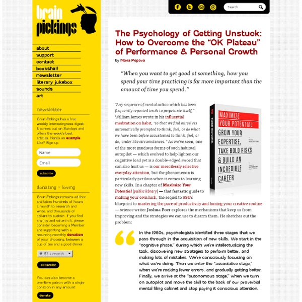 The Psychology of Getting Unstuck: How to Overcome the “OK Plateau” of Performance & Personal Growth