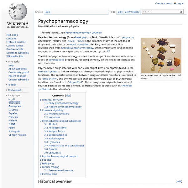 Psychopharmacology