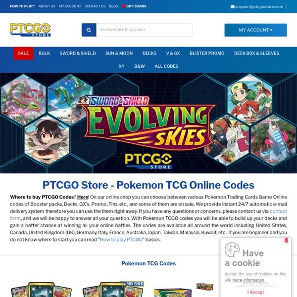Pokemon TCG Online Codes - PTCGO Store