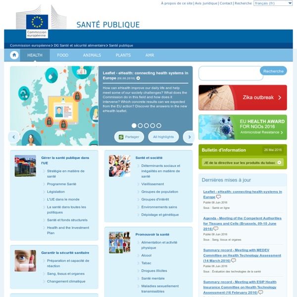 Public Health web site - Commission européenne