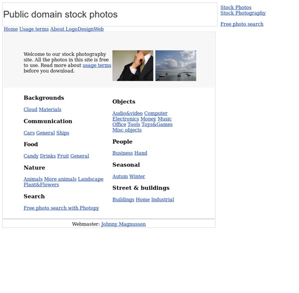 Public domain stock photos