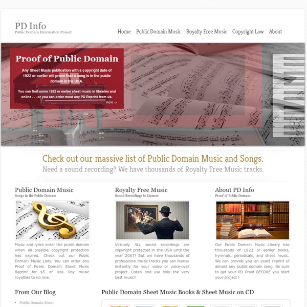 Public Domain Information Project