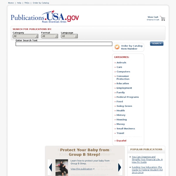 Publications.USA.gov Main Page