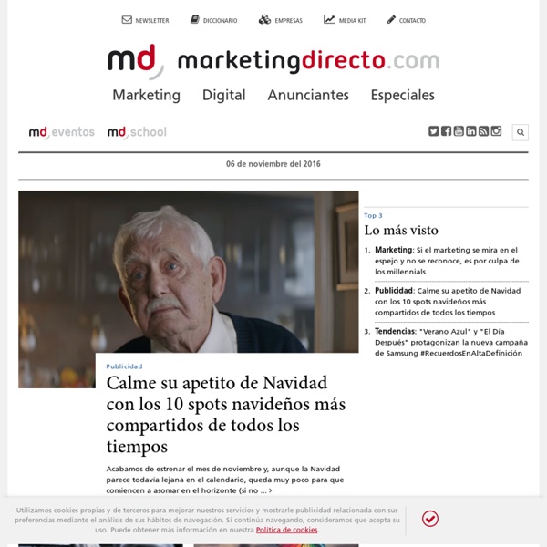 Marketing Directo - El portal para el Marketing, publicidad, medios y tecnologia