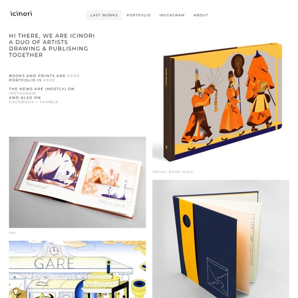 Icinori, studio and publishing, illustrations and books.