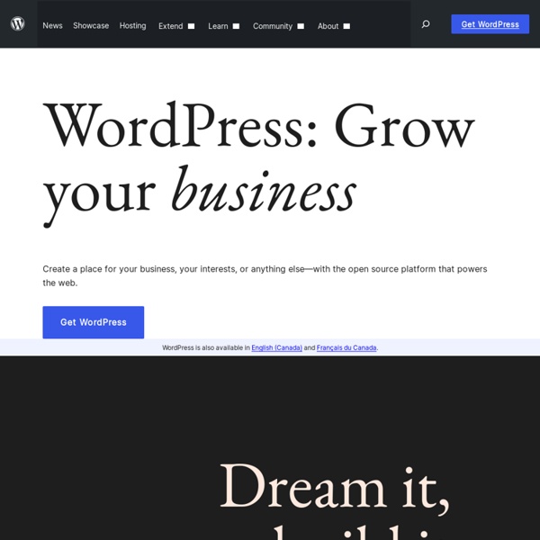 WordPress › Blog Tool, Publishing Platform, and CMS