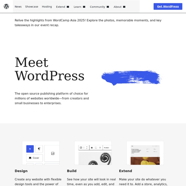 WordPress › Blog Tool, Publishing Platform, and CMS