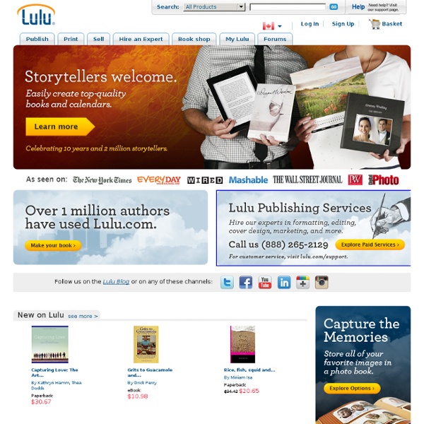 Lulu - Self Publishing, Book Printing and Publishing Online
