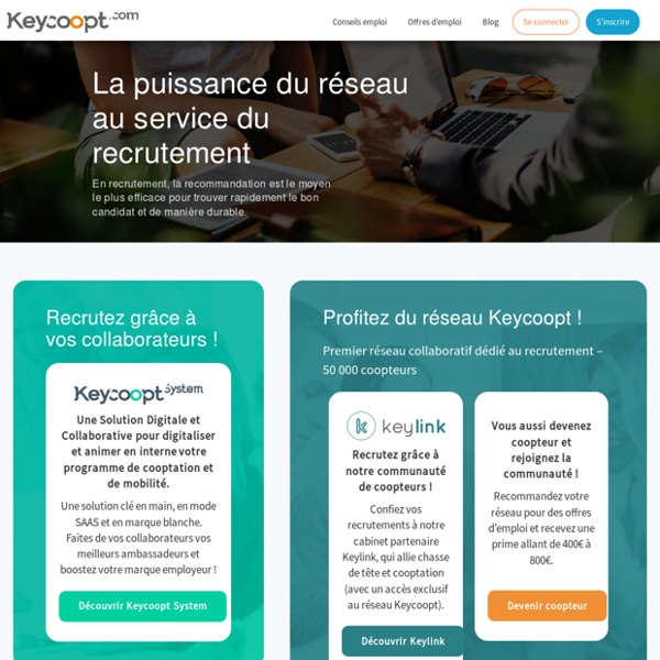 Recrutement par cooptation en ligne