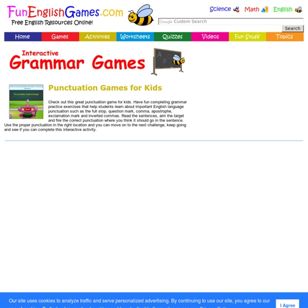 Punctuation Game for Kids - Fun Grammar Practice Exercise Activity