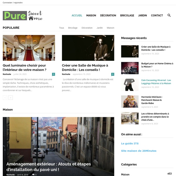 Pure Sweet Home : Le meilleur de la déco et de la maison