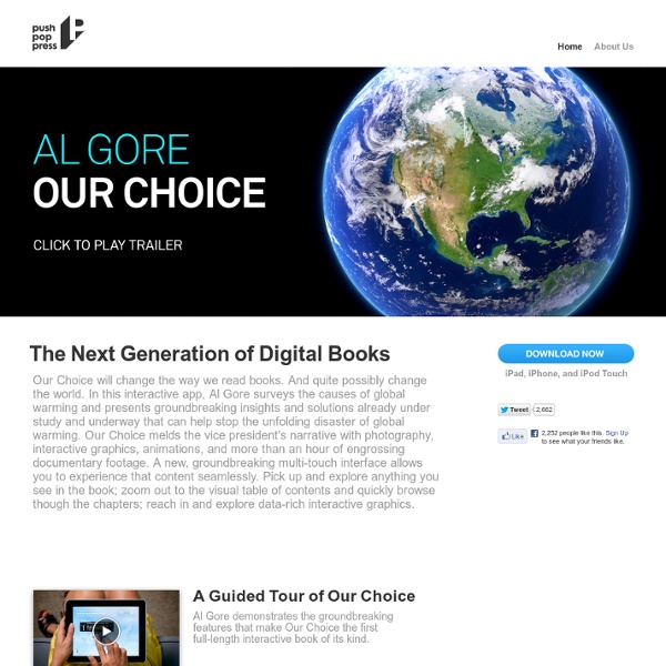 Push Pop Press — Al Gore's Our Choice