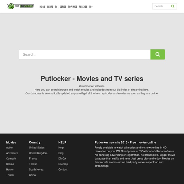 Putlocker - Movies and TV Shows