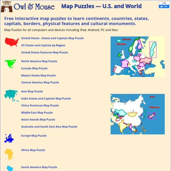 Jeux Map Puzzles