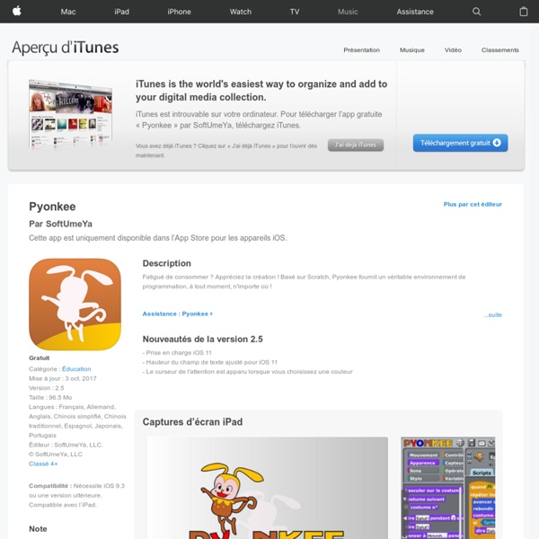 Pyonkee dans l’App Store
