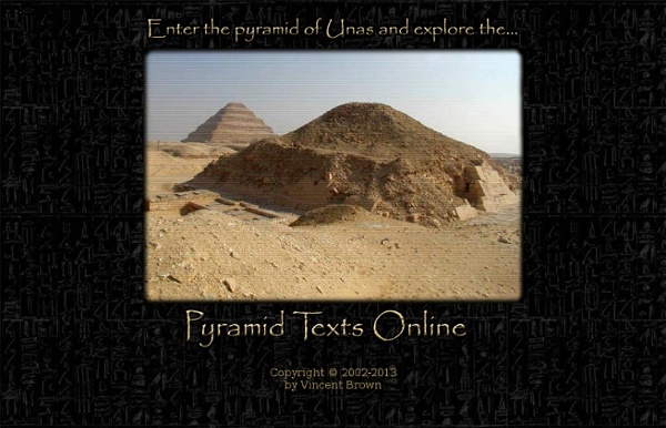 Pyramid Texts Online