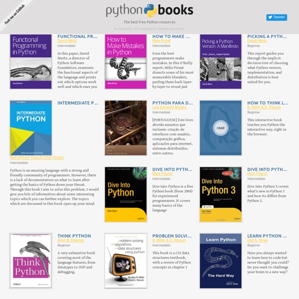PythonBooks - Learn Python the easy way !