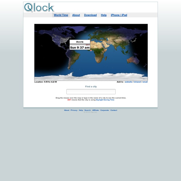 Qlock - World Clock