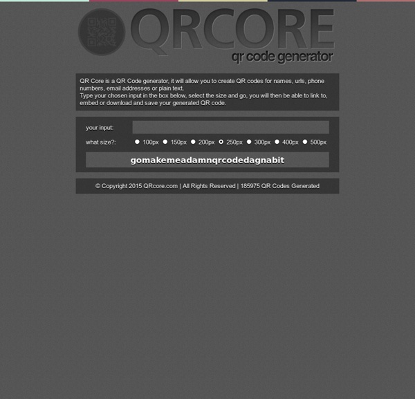QR Code Generator