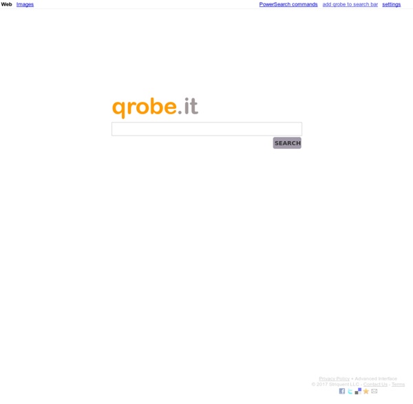 Qrobe - Search Engine