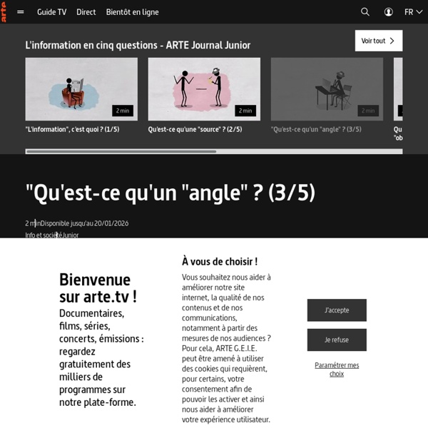 "Qu'est-ce qu'un "angle" ? (3/5)