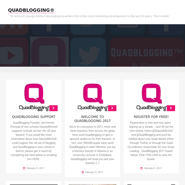 Connecting Blogs through Quads