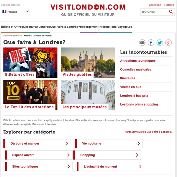 Endroits à visiter à Londres - visitlondon.com-Mozilla Firefox