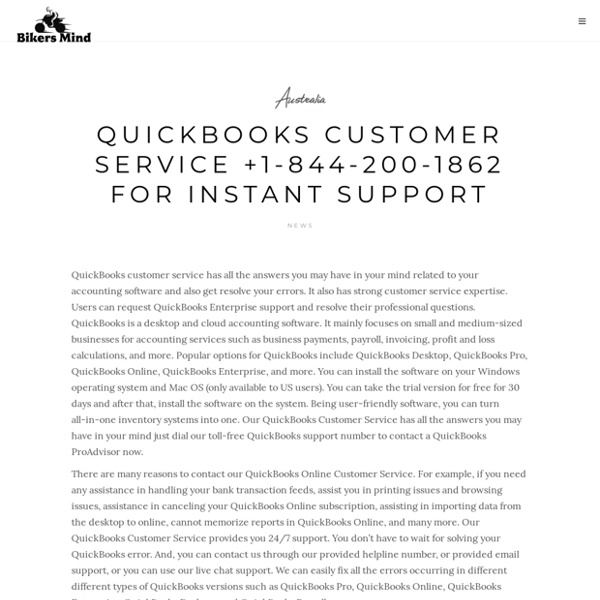 QuickBooks Customer Service +1-877-373-1373 For Instant Help