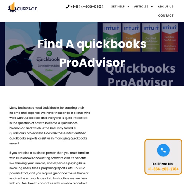 How To Find A QuickBooks Certified ProAdvisor (Know How)