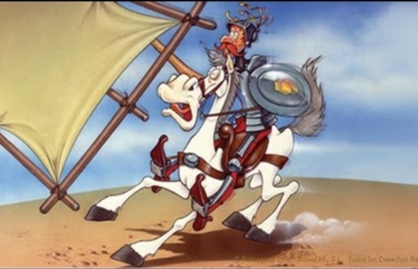 Don Quijote en la jamás imaginada aventura de los molinos, en HD, 16:9 para MIPTV