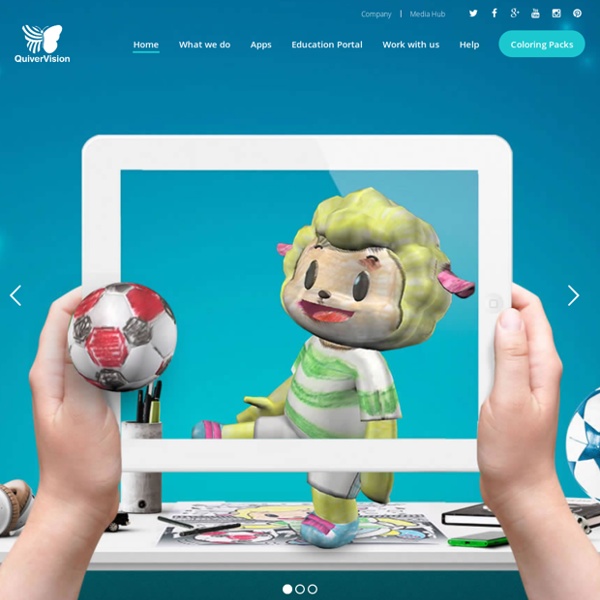 Home Quiver 3D Augmented Reality coloring apps Pearltrees